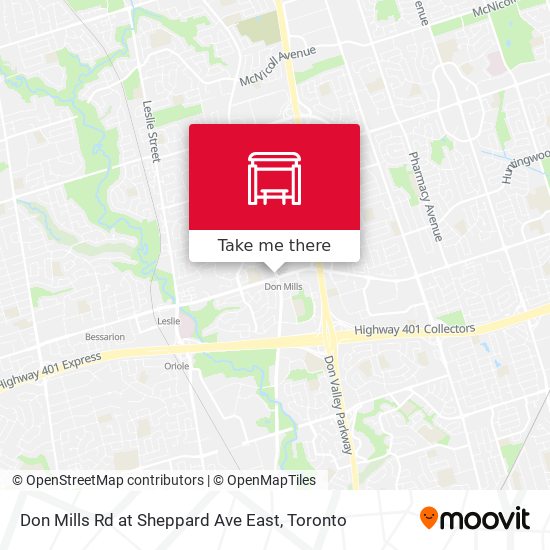 Don Mills Rd at Sheppard Ave East map