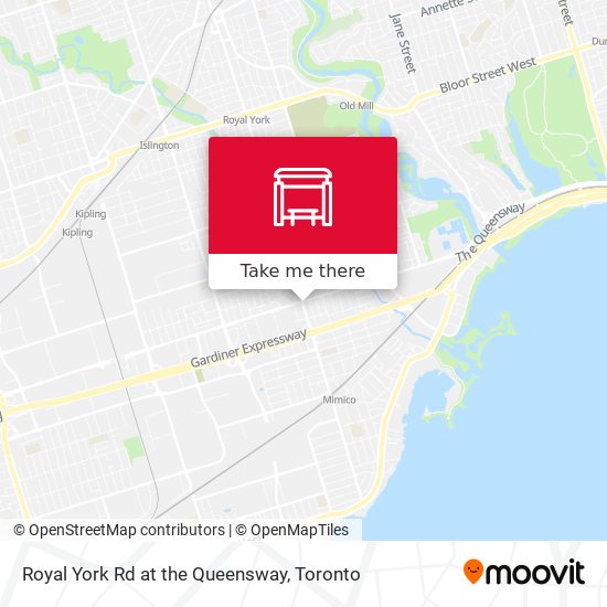 Royal York Rd at the Queensway map