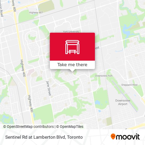 Sentinel Rd at Lamberton Blvd map
