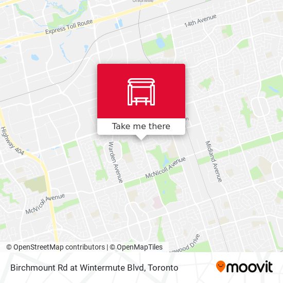 Birchmount Rd at Wintermute Blvd plan