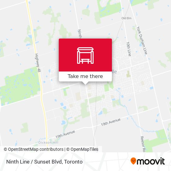 Ninth Line / Sunset Blvd map