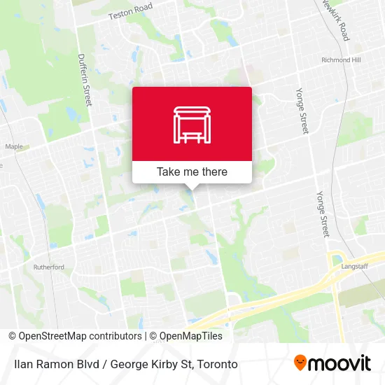 Ilan Ramon Blvd / George Kirby St map