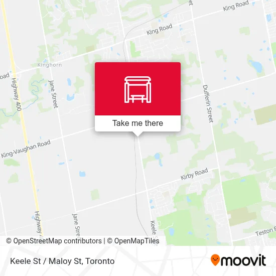 Keele St / Maloy St map