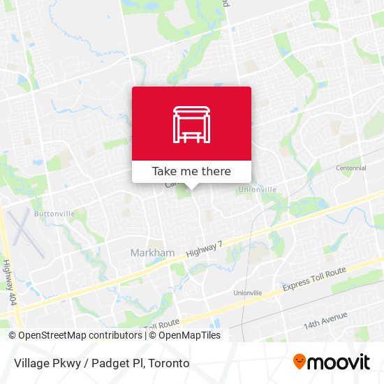 Village Pkwy / Padget Pl plan