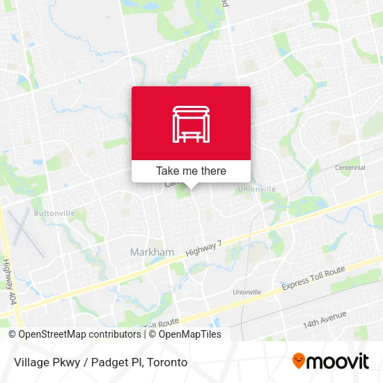 Village Pkwy / Padget Pl map