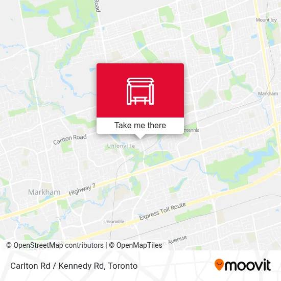 Carlton Rd / Kennedy Rd map