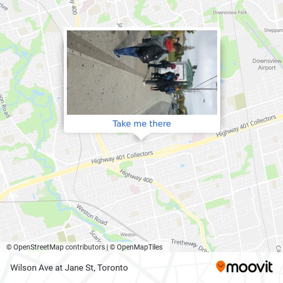 Wilson Ave at Jane St plan