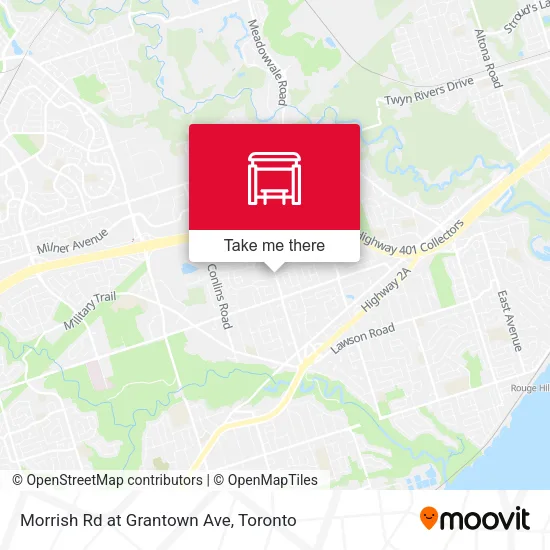Morrish Rd at Grantown Ave map