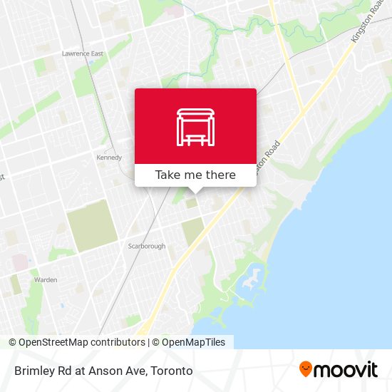 Brimley Rd at Anson Ave plan
