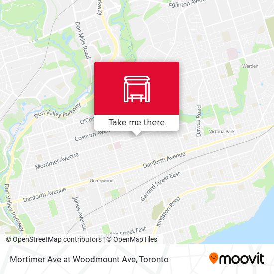 Mortimer Ave at Woodmount Ave plan