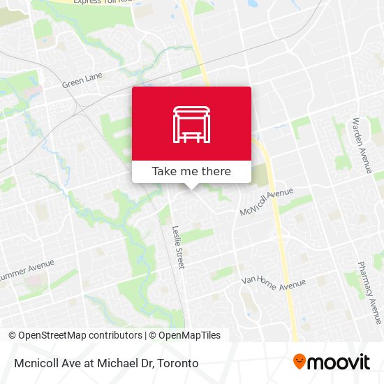 Mcnicoll Ave at Michael Dr plan
