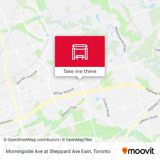 Morningside Ave at Sheppard Ave East plan