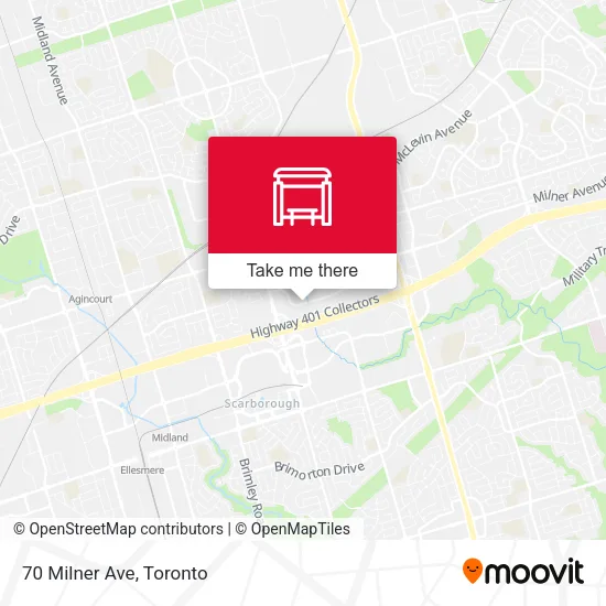 70 Milner Ave map