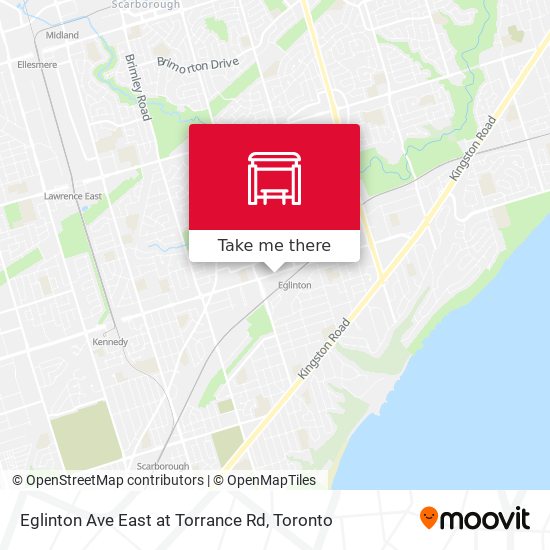 Eglinton Ave East at Torrance Rd map