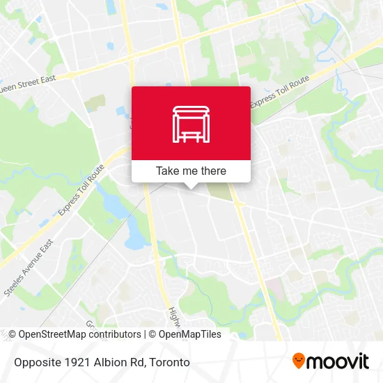 Opposite 1921 Albion Rd map