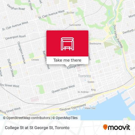 College St at St George St map