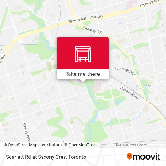 Scarlett Rd at Saxony Cres map