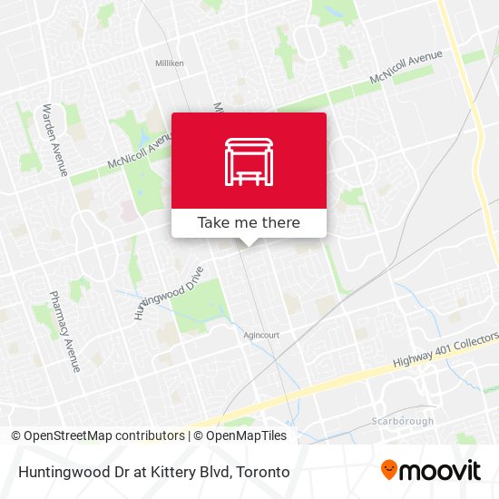 Huntingwood Dr at Kittery Blvd map