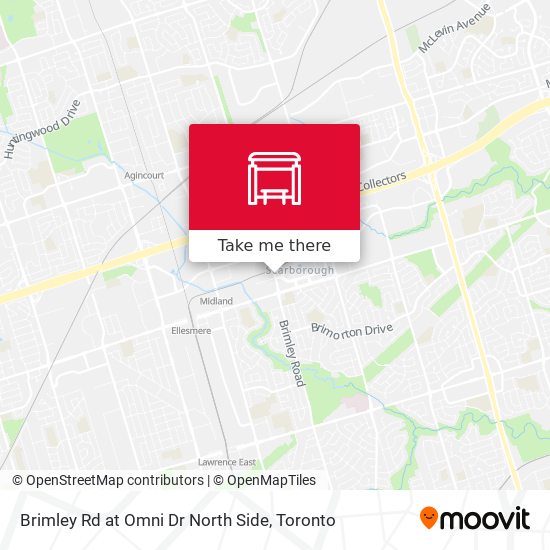 Brimley Rd at Omni Dr North Side map