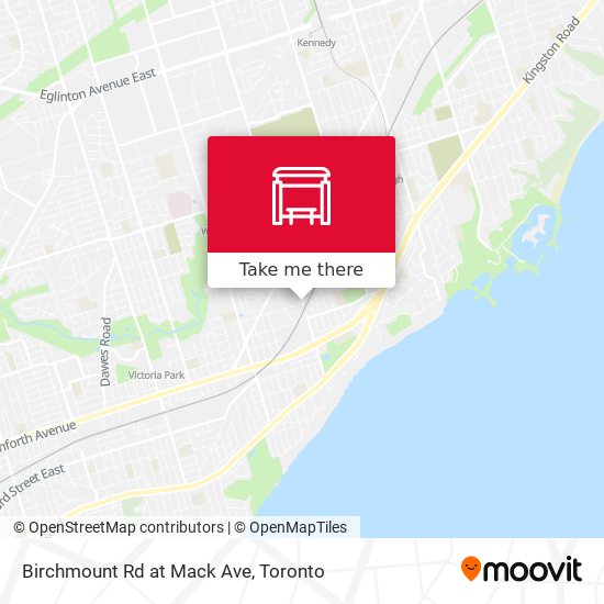 Birchmount Rd at Mack Ave map