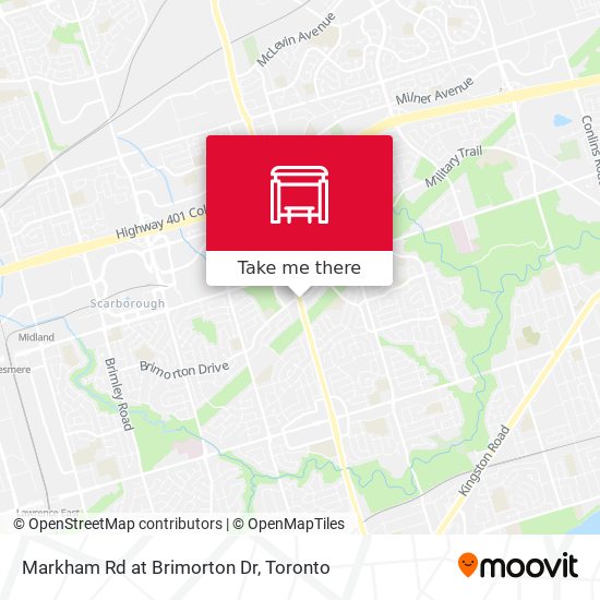 Markham Rd at Brimorton Dr map