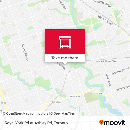 Royal York Rd at Ashley Rd map