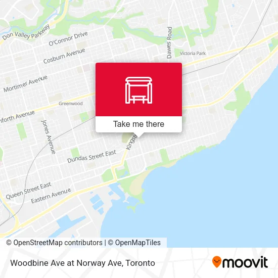 Woodbine Ave at Norway Ave plan