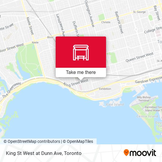 King St West at Dunn Ave plan