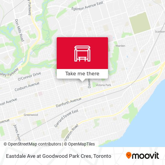 Eastdale Ave at Goodwood Park Cres plan