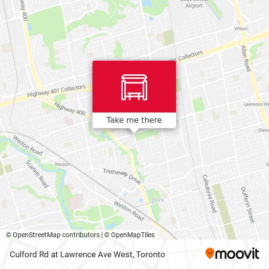 Culford Rd at Lawrence Ave West map