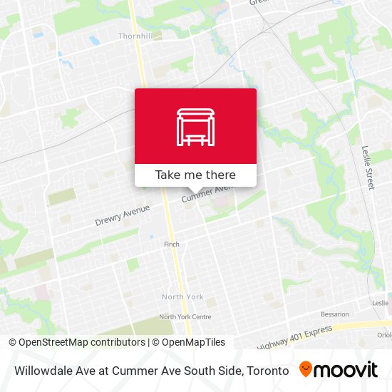 Willowdale Ave at Cummer Ave South Side plan