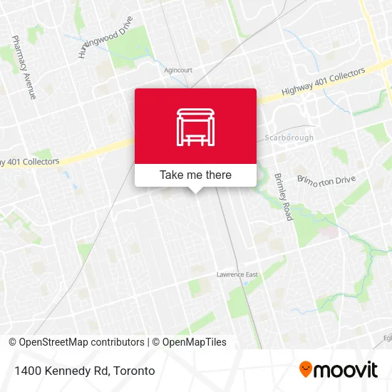 1400 Kennedy Rd map