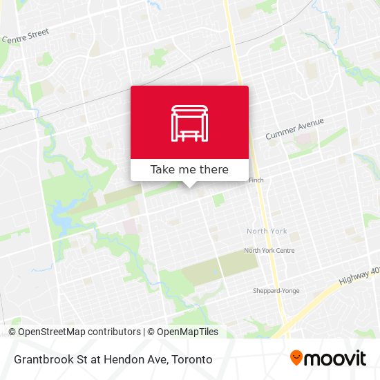 Grantbrook St at Hendon Ave plan