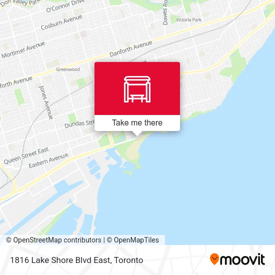 1816 Lake Shore Blvd East map