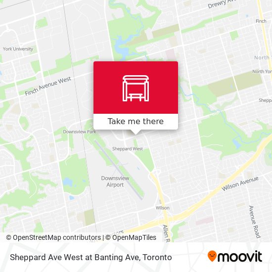 Sheppard Ave West at Banting Ave plan
