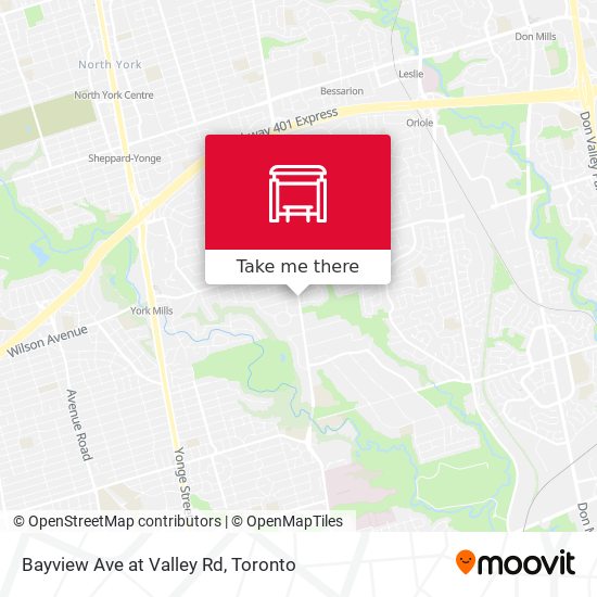 Bayview Ave at Valley Rd plan