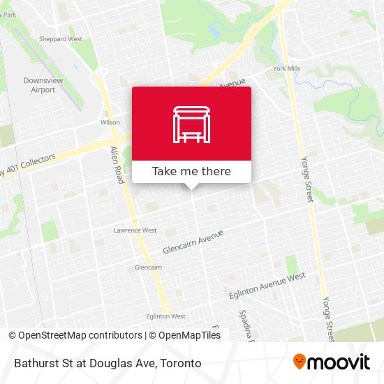 Bathurst St at Douglas Ave plan