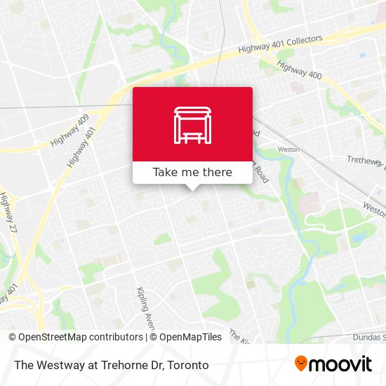 The Westway at Trehorne Dr map