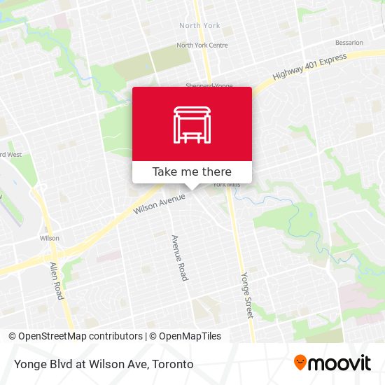 Yonge Blvd at Wilson Ave plan