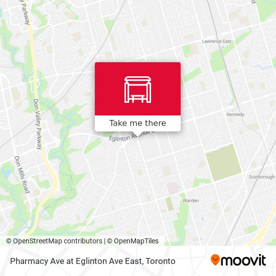 Pharmacy Ave at Eglinton Ave East map