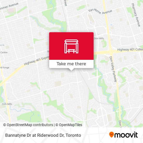 Bannatyne Dr at Riderwood Dr map