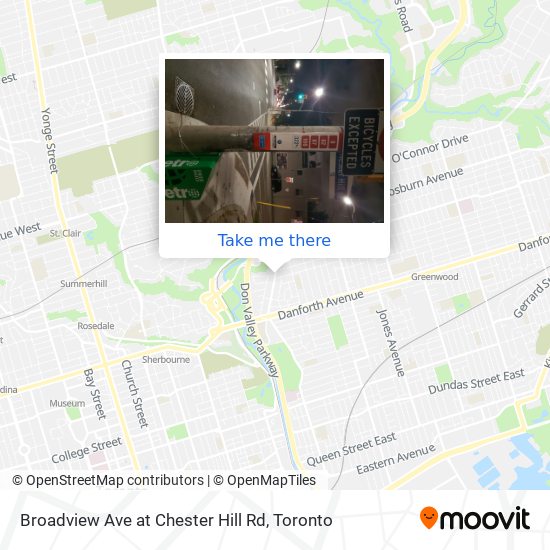 Broadview Ave at Chester Hill Rd plan