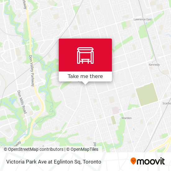 Victoria Park Ave at Eglinton Sq map