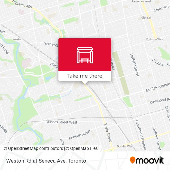 Weston Rd at Seneca Ave map