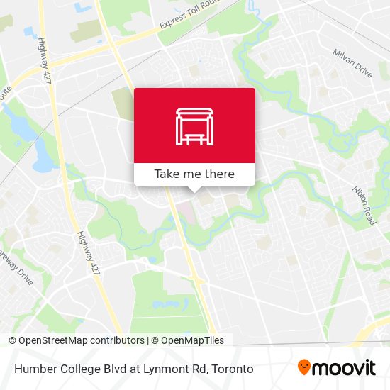 Humber College Blvd at Lynmont Rd plan