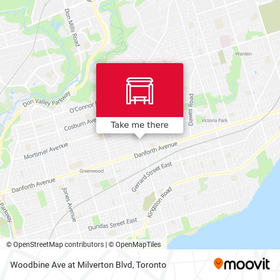 Woodbine Ave at Milverton Blvd plan