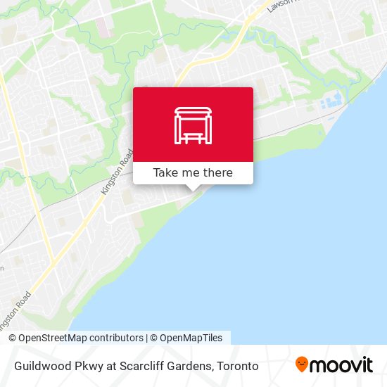 Guildwood Pkwy at Scarcliff Gardens map