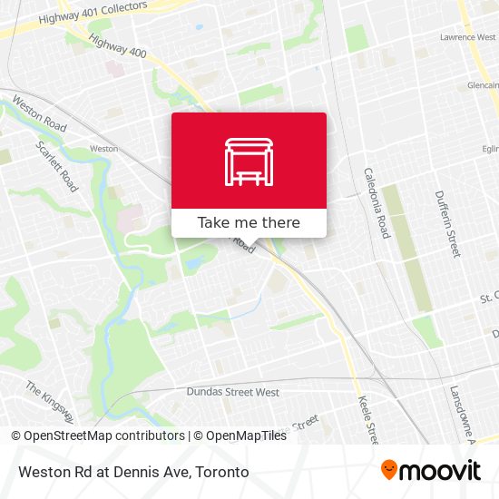 Weston Rd at Dennis Ave plan