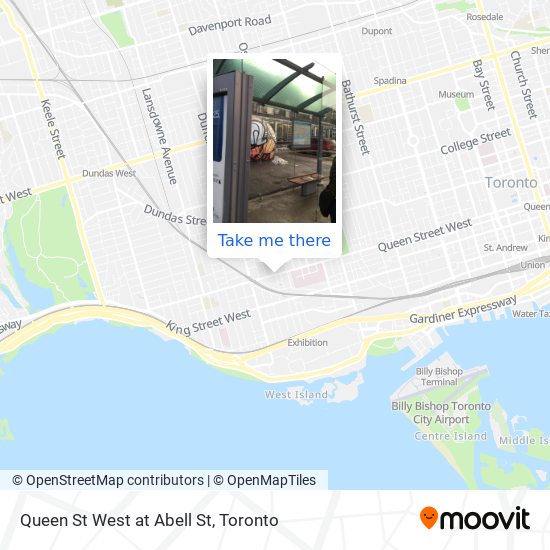 Queen St West at Abell St plan