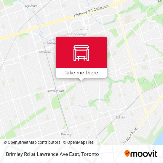 Brimley Rd at Lawrence Ave East map